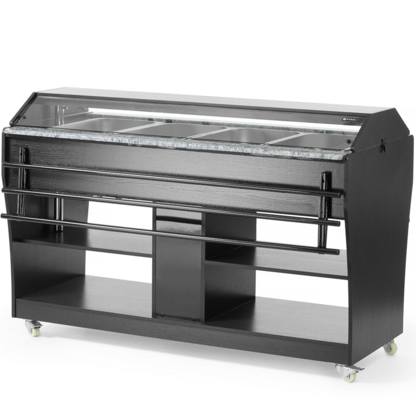 ARKTIC Heating bain-marie buffet for food with lighting roof, 4 GN 1/1 containers 30-90C 2000 – image 2