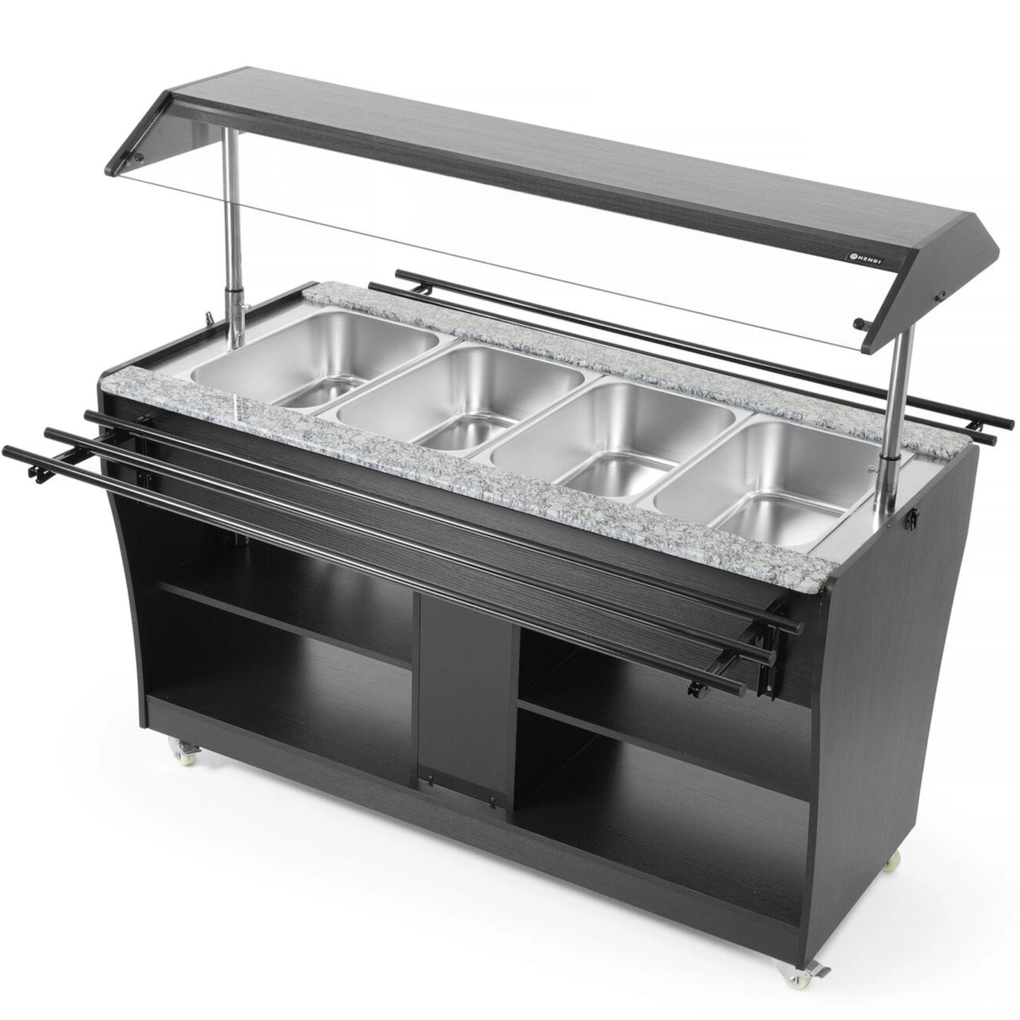 ARKTIC Heating bain-marie buffet for food with lighting roof, 4 GN 1/1 containers 30-90C 2000 – image 3