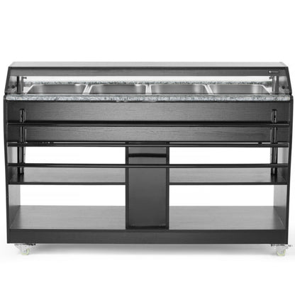 ARKTIC Heating bain-marie buffet for food with lighting roof, 4 GN 1/1 containers 30-90C 2000 – image 4