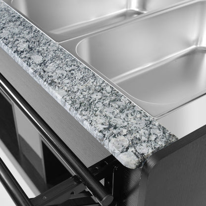 ARKTIC Heating bain-marie buffet for food with lighting roof, 4 GN 1/1 containers 30-90C 2000 – image 6