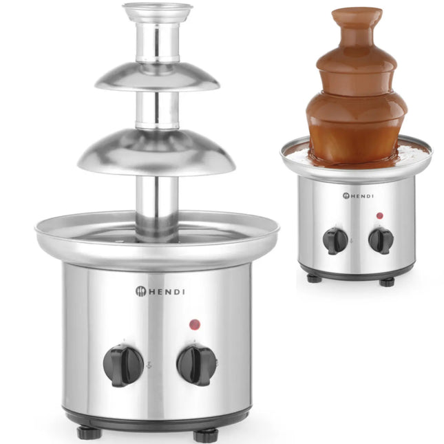 Hendi Chocolate fountain for chocolate fondue steel 170W