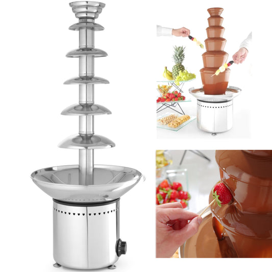 Hendi Fountain for fondue chocolate 6 levels steel 300 W