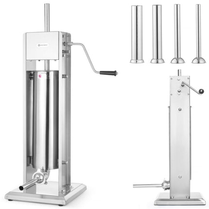 Sausage filling machine vertical steel Profi Line 7L - Hendi 282090