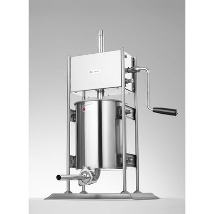 Filler filling machine for sausage vertical stainless steel Profi Line 10L - Hendi 282151