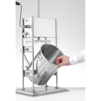 Filler filling machine for sausage vertical stainless steel Profi Line 10L - Hendi 282151