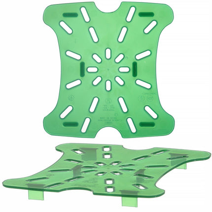 CAMBRO Artificial bottom drainer for Cambro containers 1.9 / 3.8 l 159x152x16 mm - green