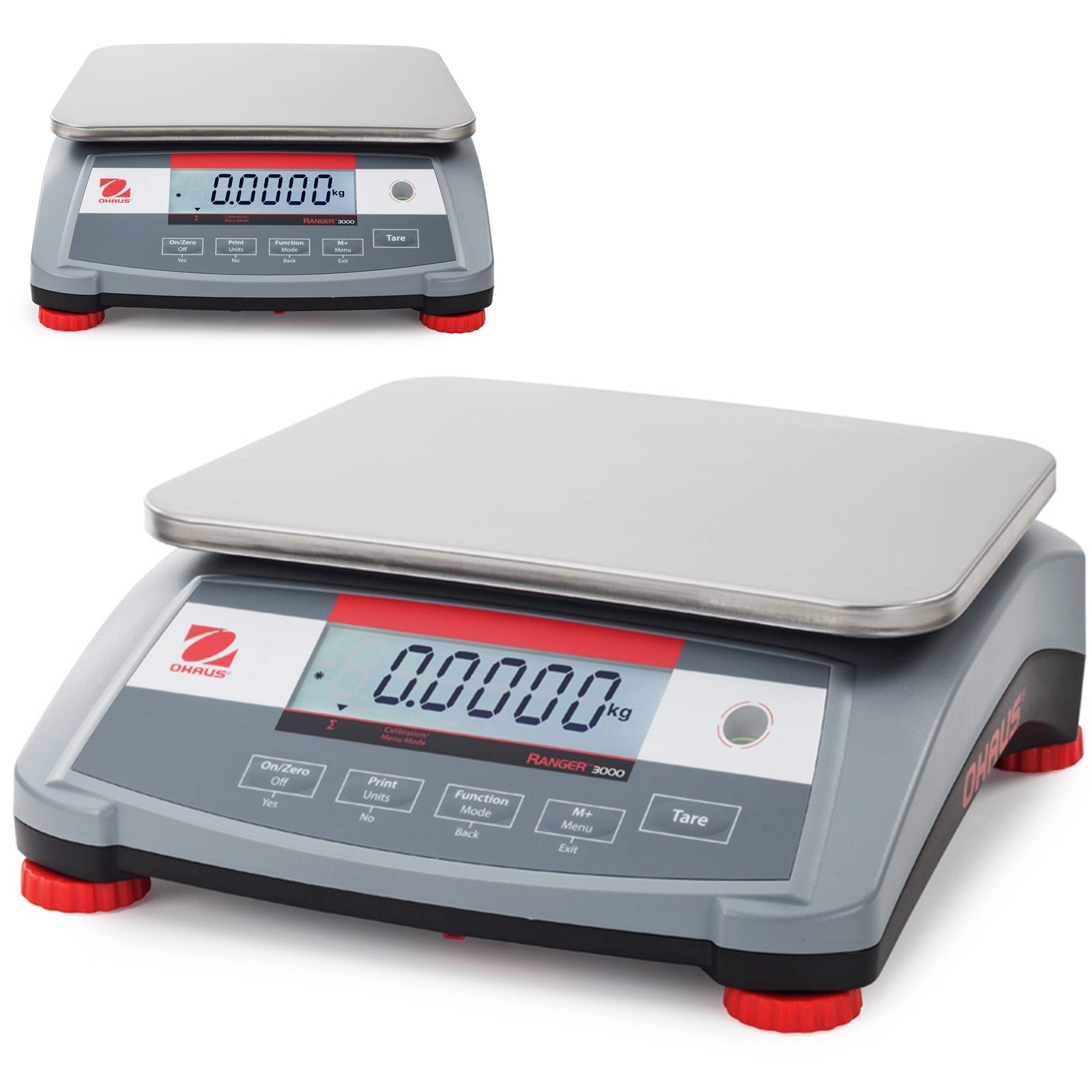 OHAUS Professional industrial table scale with battery RANGER 3000 30kg / 1g - OHAUS R31P30