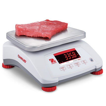 VALOR 4000 svari ar virtuves kalibrēšanu ūdensizturīgs ēdamistabas IP68 LED 1.5Kg / 0.5g - OHAUS V41PWE1501T-M 