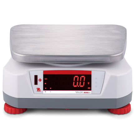 VALOR 4000 svari ar virtuves kalibrēšanu ūdensizturīgs ēdamistabas IP68 LED 1.5Kg / 0.5g - OHAUS V41PWE1501T-M 