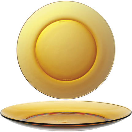 Duralex Duralex LYS AMBER dessert plate, orange, diameter 190 mm - set of 6 pcs.