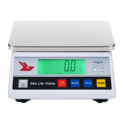 Accurate precision weight SBS-LW-7500A LCD with 0.1g to 7500g