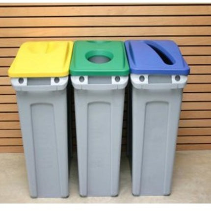 Cover for container Rubbermaid SLIM JIM green reg