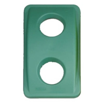 Cover for container Rubbermaid SLIM JIM green reg