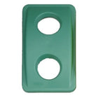 Cover for container Rubbermaid SLIM JIM green reg