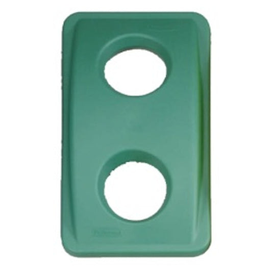 Cover for container Rubbermaid SLIM JIM green reg
