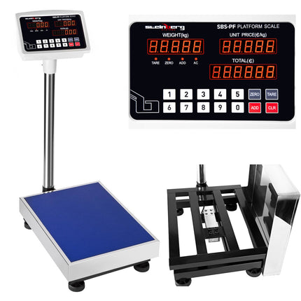 Uzglabāšanas platformas svari SBS-PF-100A1 LED līdz 100kg 