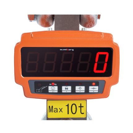 Professional hook weight with remote control and reader up to 10 tons 10T