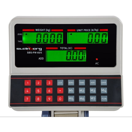 Shop weight SBS-PW-60 LCD up to 60kg