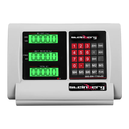 Weight storage platform wireless wireless internet SBS-BW-1T LCD up to 1 Tons