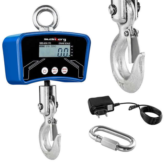 Steinberg Systems Hook weight suspended up to 1 Tons SBS-KW-1TC with power supply 1000kg / 0,2kg