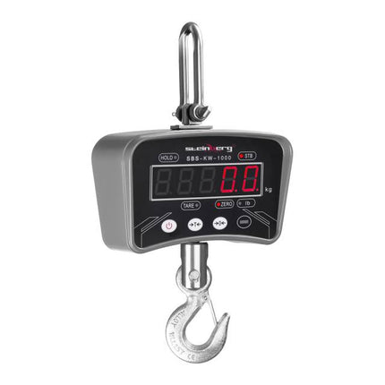 Piekaramie āķa svari ar LED tālvadības pulti līdz 1 tonnai / 0,2 kg 