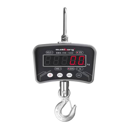 Piekaramie āķa svari ar LED tālvadības pulti līdz 1 tonnai / 0,2 kg 