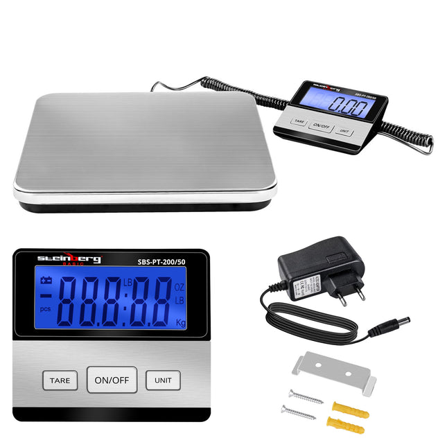 Steinberg Systems Postage platform weight for SBS-PT-200/50 parcels up to 200kg / 50g