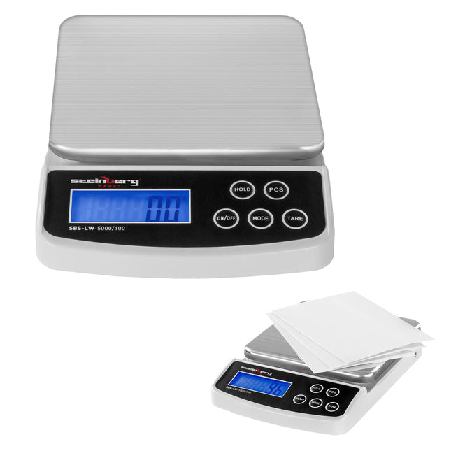 Postweight for parcels and letters SBS-LW-5000/100 to 5kg / 0.1g