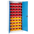 Workshop cabinet welded with screw containers parts 95x40x195cm Set 50 el.