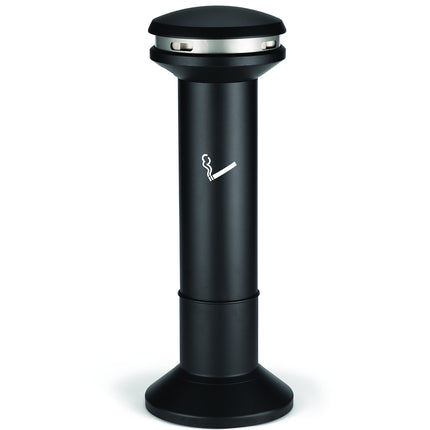 Outside black ashtray with 15L container