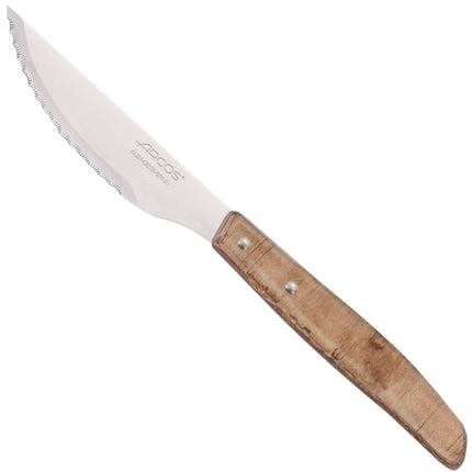 Arcos FOREST light wood steak knife for roasted meats, length 110/220 mm