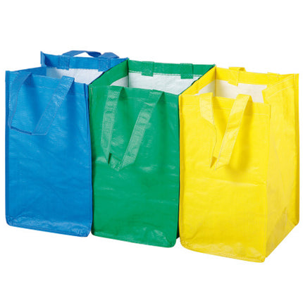 Sturdy garbage sorting bags Set 3pcs x 21L