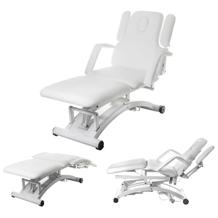Bed massage table for massage controlled by DIVINE White