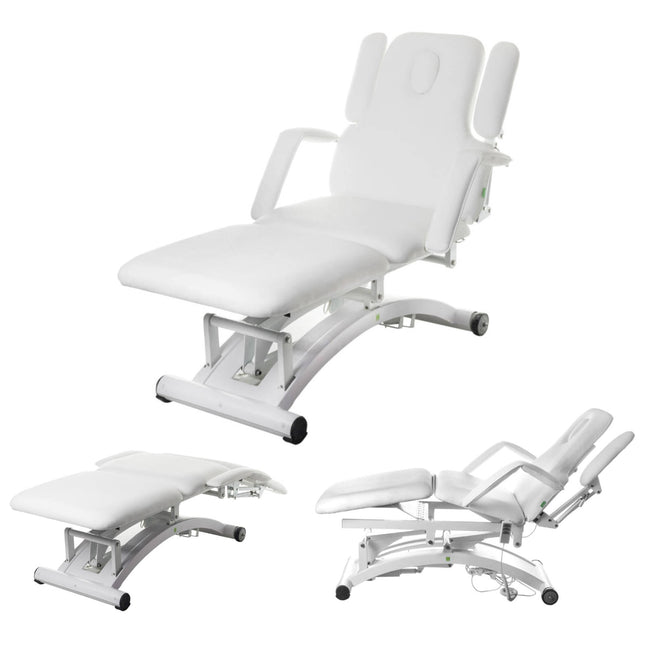 Bed massage table for massage controlled by DIVINE White