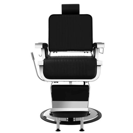 Professional Barber hairdressing chair with swivel footrest LUXURIA Physa black