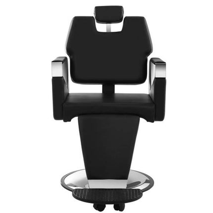 Professional Barber hairdressing chair with rotating footrest TURIN Physa black