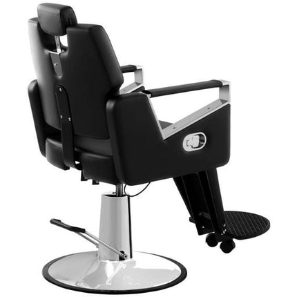 Professional Barber hairdressing chair with rotating footrest TURIN Physa black