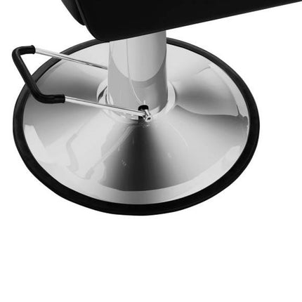 Professional Barber hairdressing chair with rotating footrest TURIN Physa black