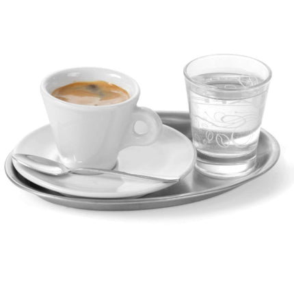 Hendi Steel oval coffee tray 20x14cm – image 7