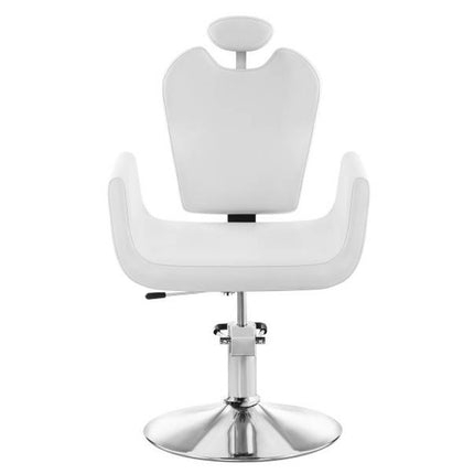 Professional hairdressing chair cosmetic swivel LIVORNO Physa white