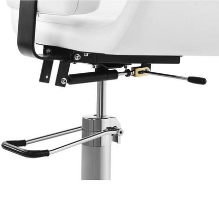 Professional hairdressing chair cosmetic swivel LIVORNO Physa white