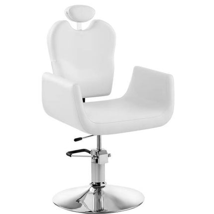 Professional hairdressing chair cosmetic swivel LIVORNO Physa white