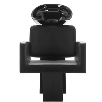 Washing machine sink with hairdresser chair Physa TERMOLI black