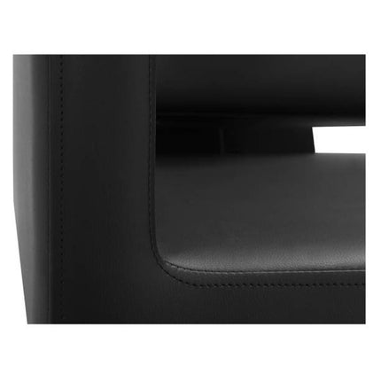 Washing machine sink with hairdresser chair Physa TERMOLI black