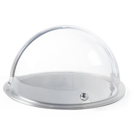 Round stainless steel tray with rolltop cover. 380mm - Hendi 424001