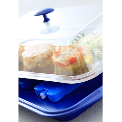 Refrigerated dish tray with lid 43x29cm - Hendi 424155