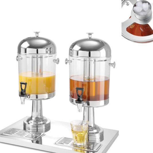 Hendi Dispenser for beverage juices cooled double 2 x 8L