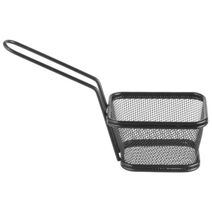 Hendi Fried snack basket with handle black 105x90x60 mm – image 3