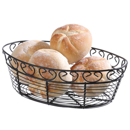 Hendi Wire basket for serving bread, oval, decorative - Hendi 425879 – image 3