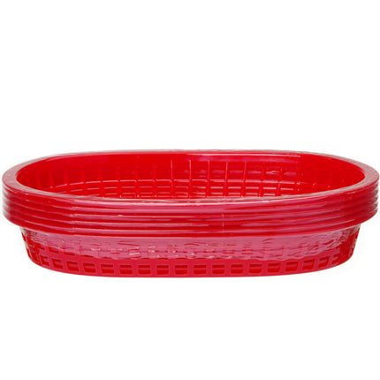 Hendi Red oval bread basket 6 pcs – image 6